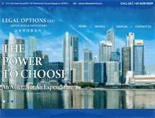 Tablet Screenshot of legaloptions.biz